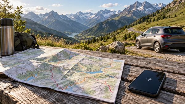 Optimiser votre voyage avec une carte routière sans internet